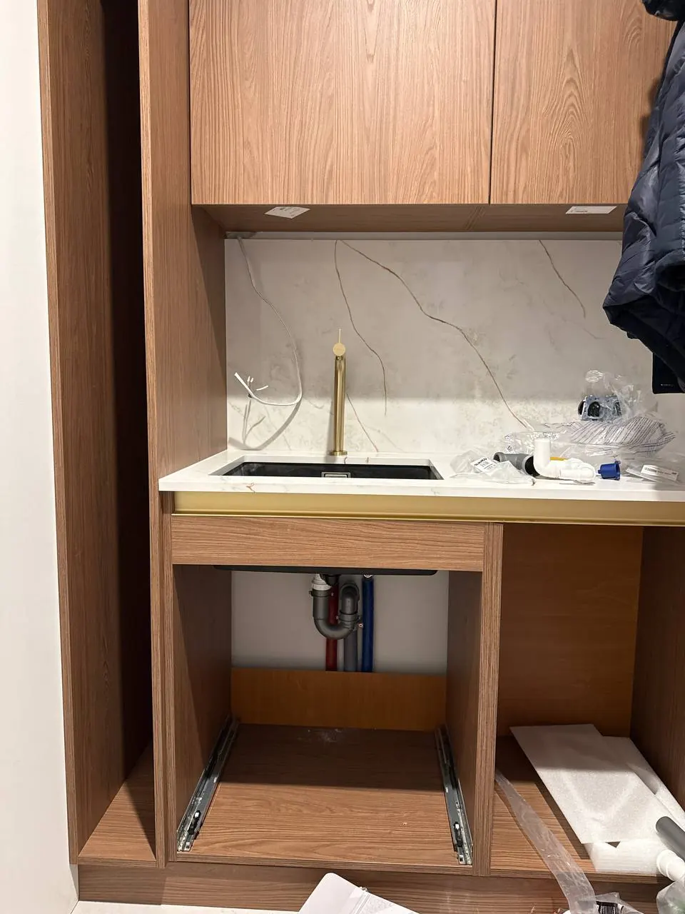 Nowy zlew i podłączenie kuchenne — DobryHydraulik Łódź