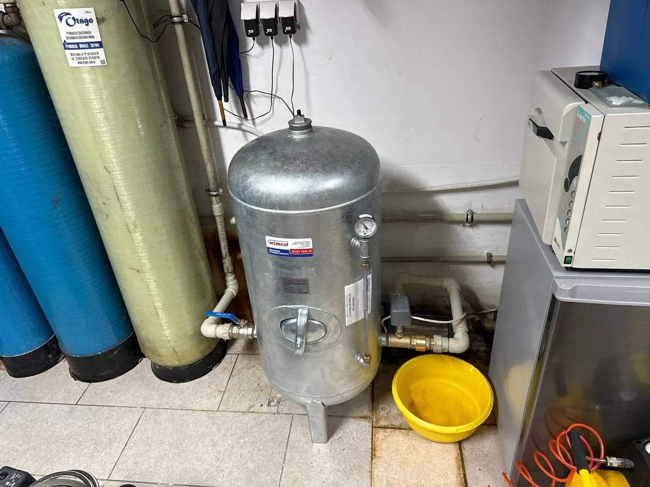 Zbiornik ciśnieniowy i filtracja wody — DobryHydraulik Łódź
